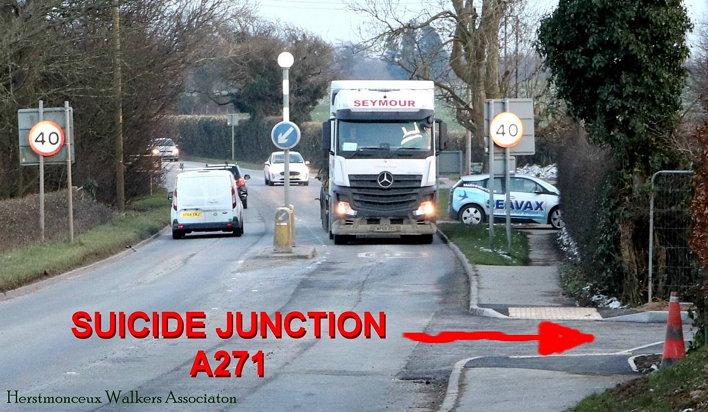 Suicide Junction A271 Herstmonceux, Gardner Street