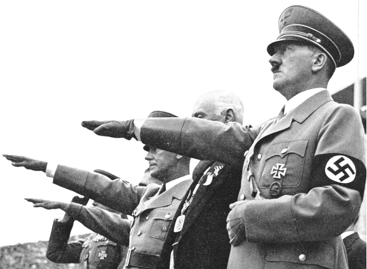Adolf Hitler at the 1936 Olympics, Sieg Heil mein Fuhrer