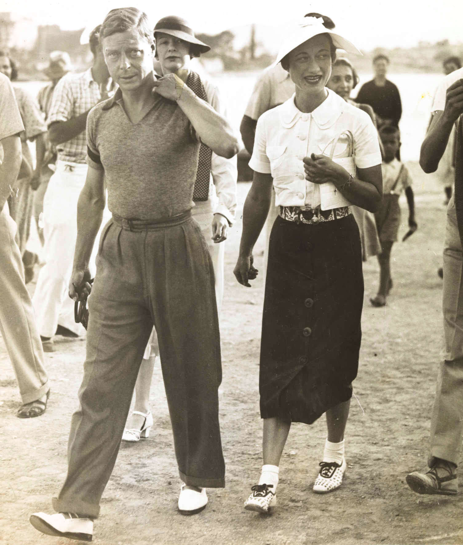 Edwrd and Wallis on holiday in Yugoslavia