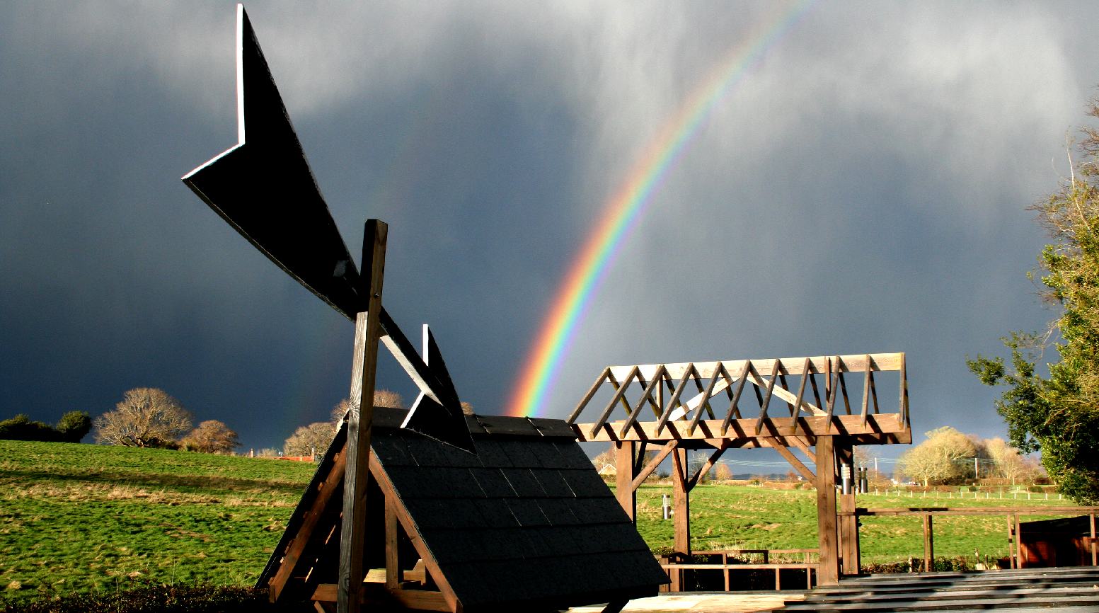 Water is essential to human life, this rainbow is a sign from God that Lime Well should be protected from harm